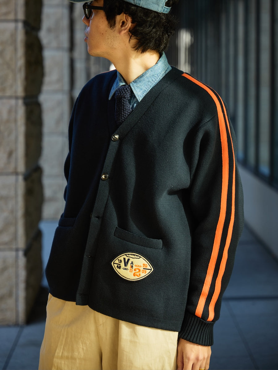 VAN×2nd】トラックカーディガン[レタードワッペンセット]【9月30日頃