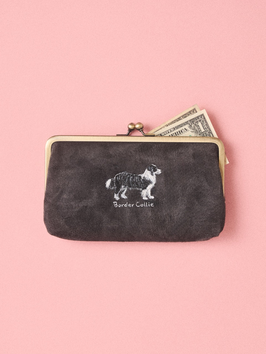 BrownBrown×2nd】ハンドペイントがまぐちウォレット – CLUB 2nd