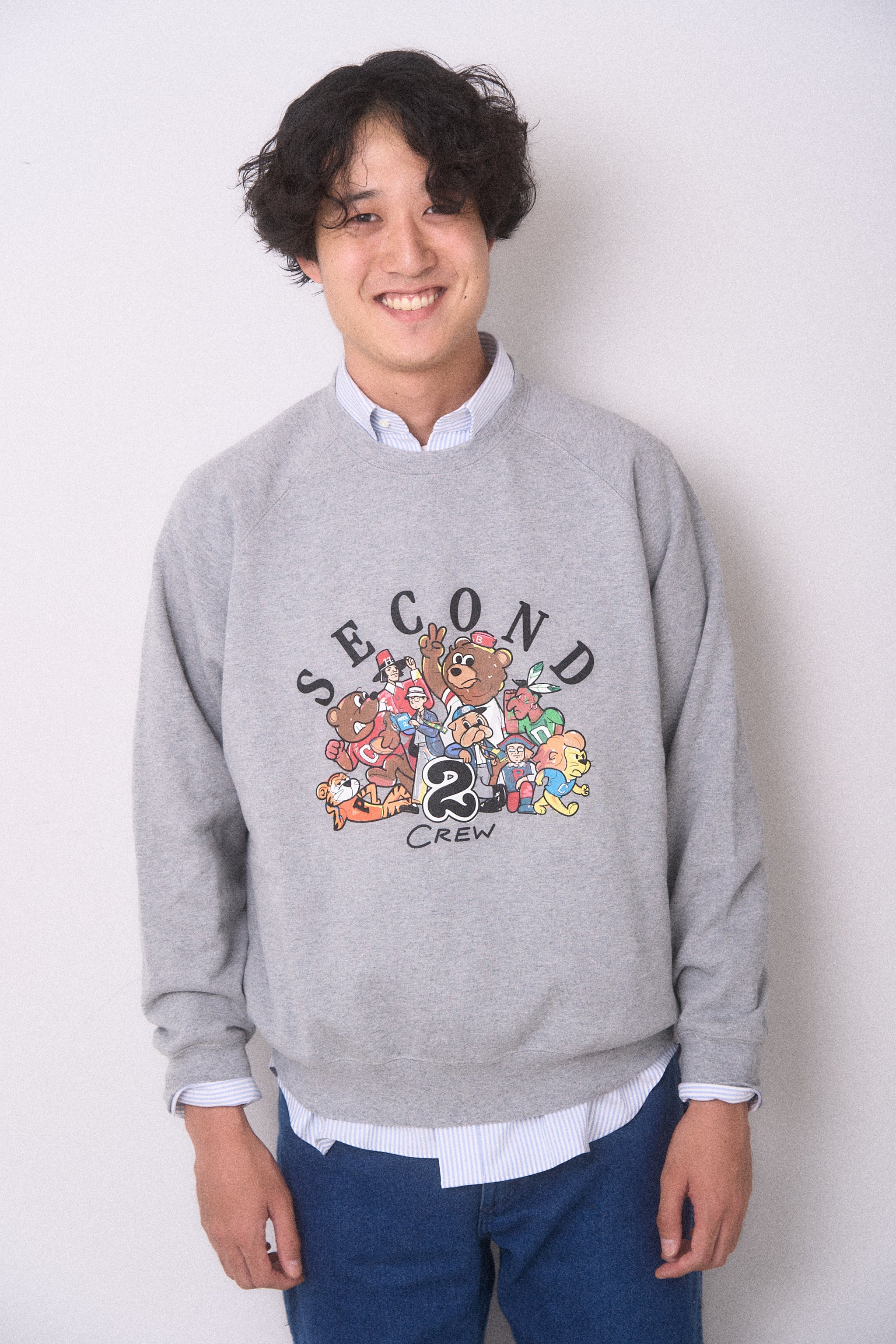 【J.PRESS×2nd】プリントスウェットシャツ J.PRESS×2nd】プリントスウェットシャツ【AaronChang】【5営業日以内