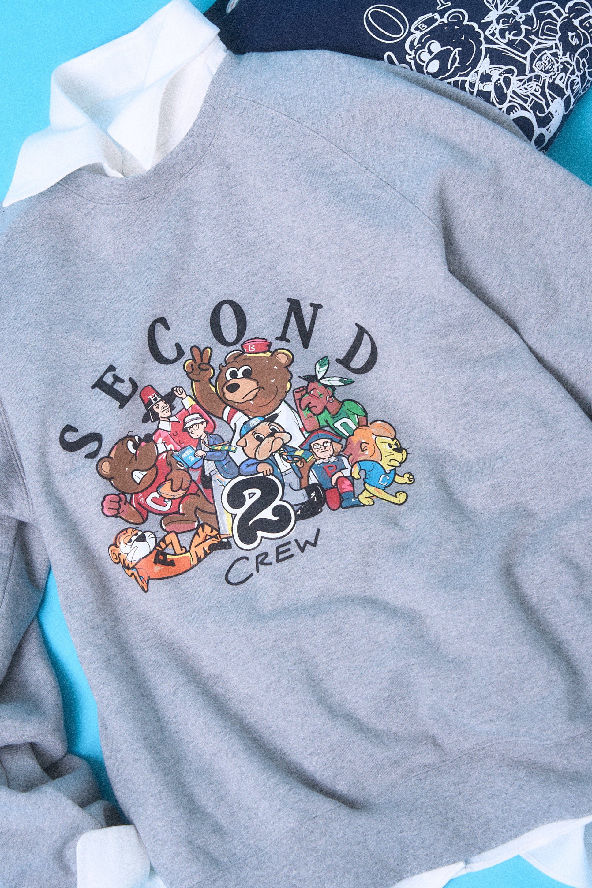 【J.PRESS×2nd】プリントスウェットシャツ J.PRESS×2nd】プリントスウェットシャツ【AaronChang】【5営業日以内