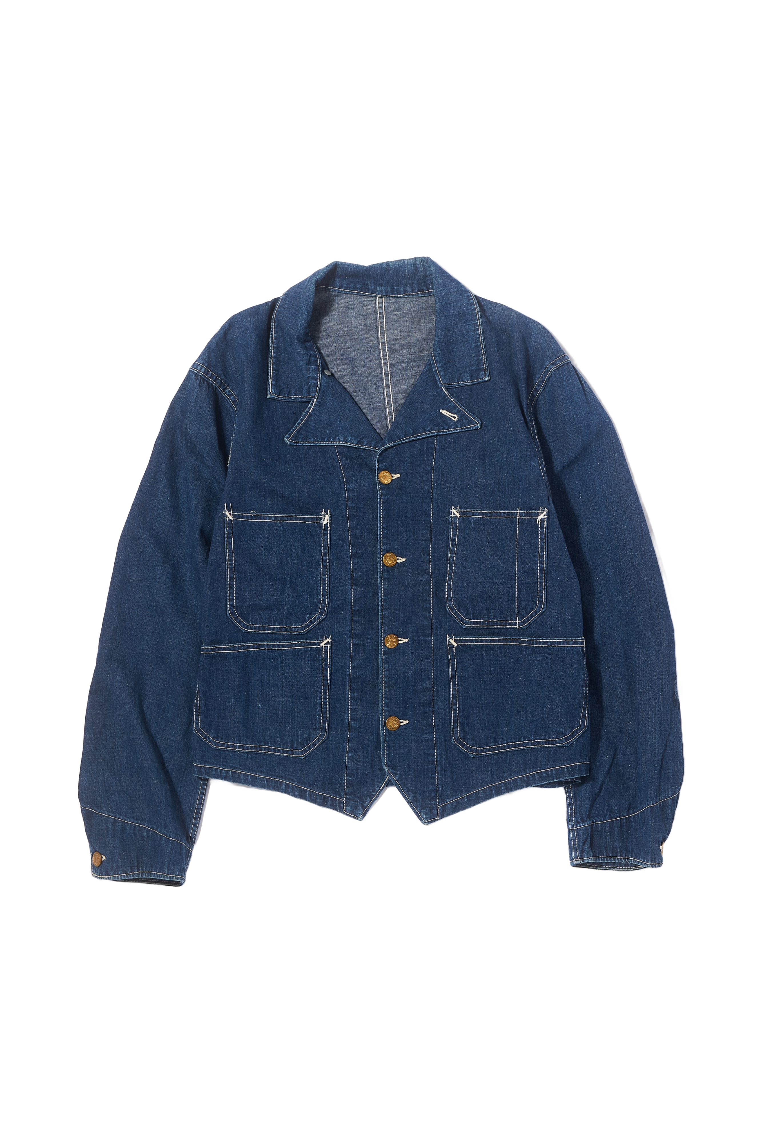 c*q様 ウエアハウス☆カバーオール☆40サイズ WAREHOUSE（ウエアハウス） カバーオール Lot 2195 INDIGO PINCHECK