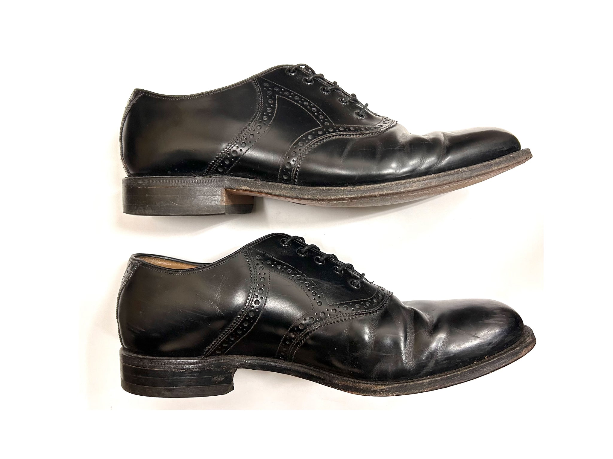 d0070 未使用に近い ジョンストン&マーフィー ゴルフシューズ 6 3E