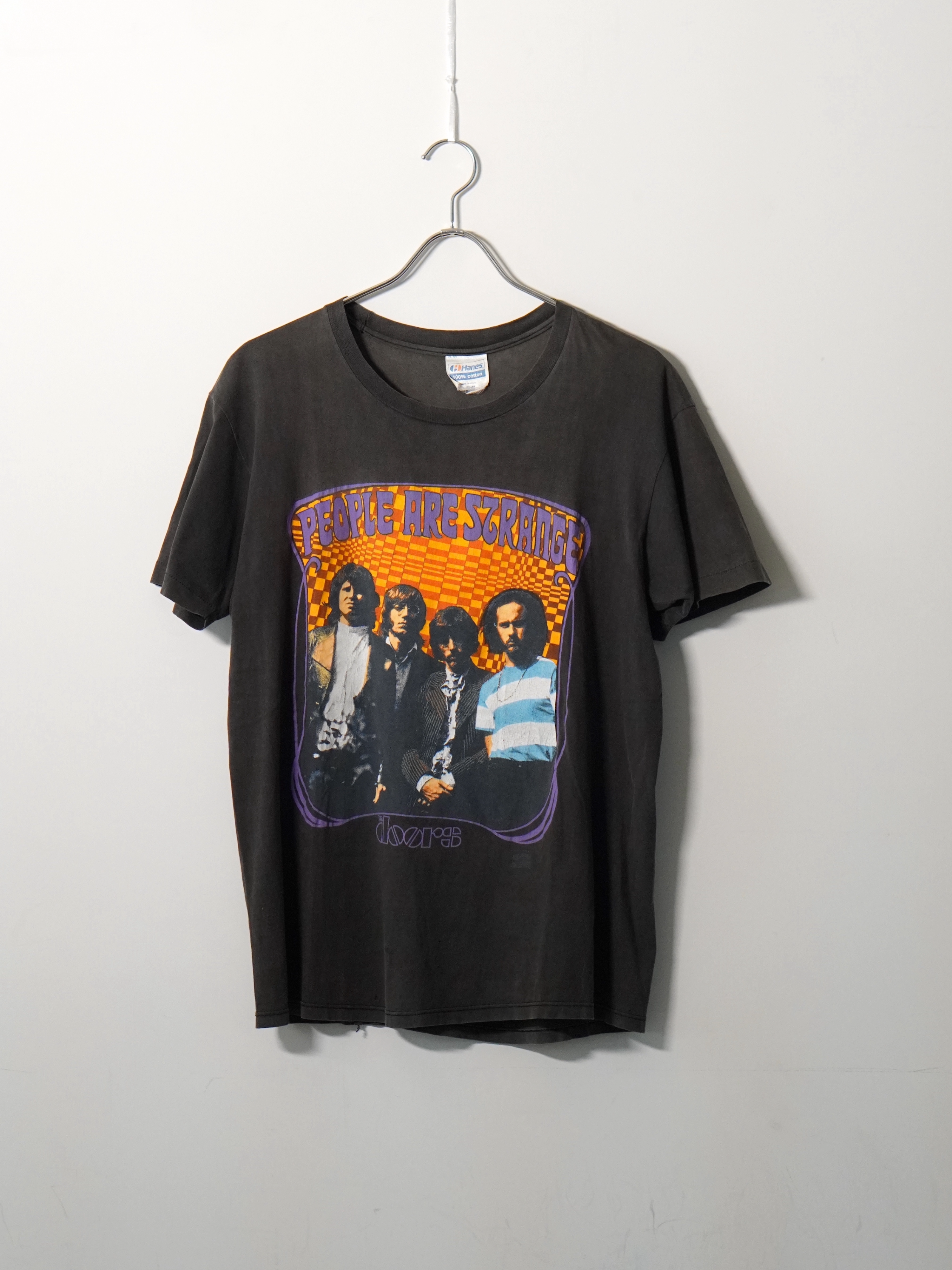 80s ヘインズのTシャツ[The doors]／L／サウナー岩田(2ndセールス