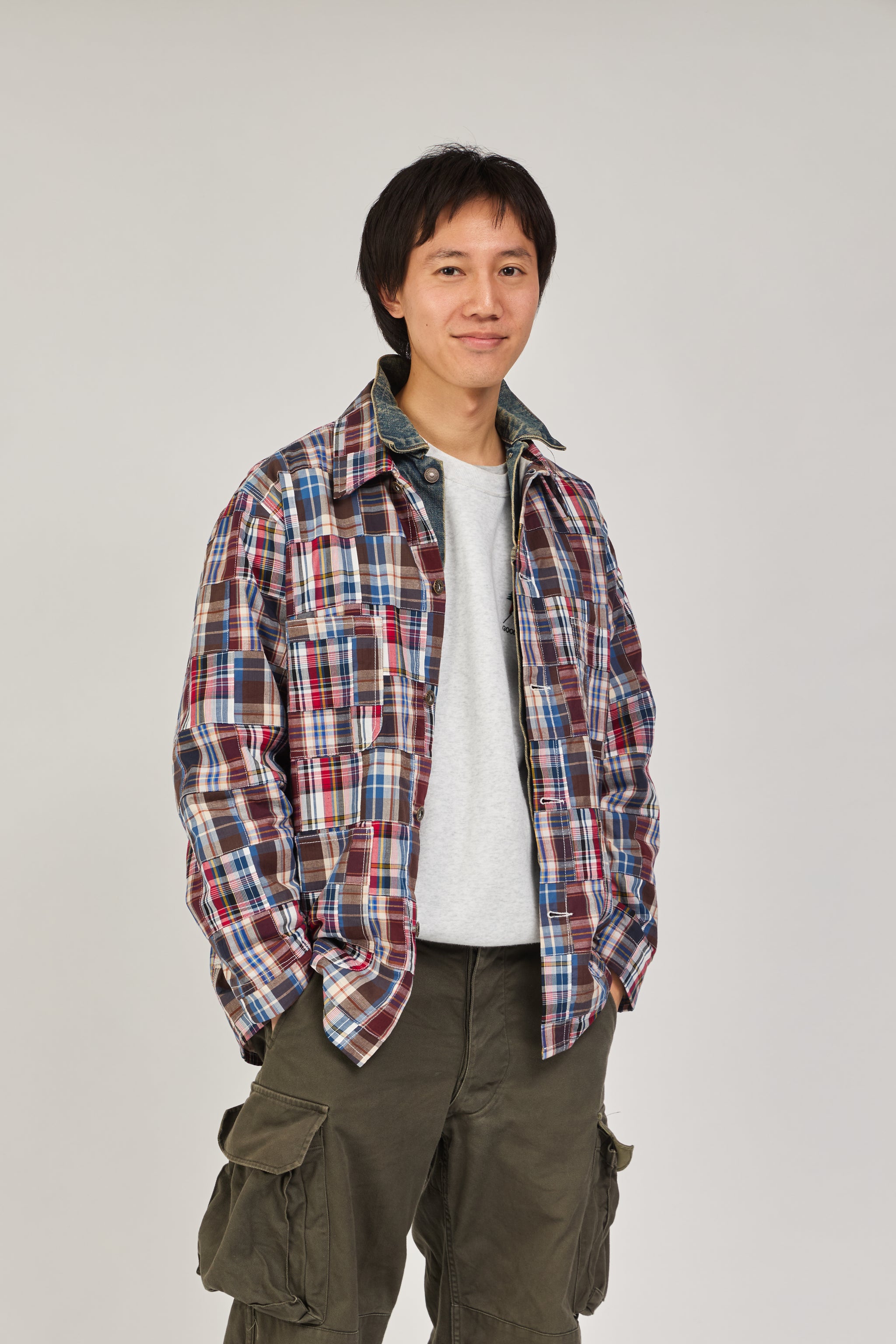 UNIVERSAL OVERALL×2nd】パッチワークマドラス カバーオール – CLUB 2nd