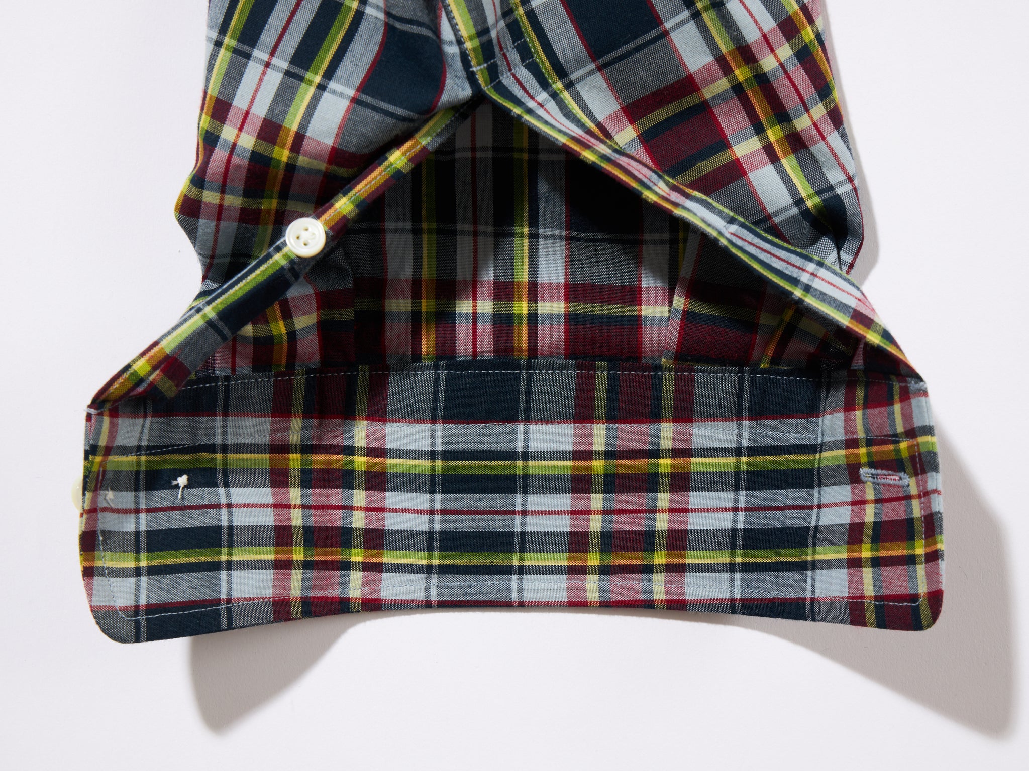 土井縫工所×2nd】6ボタン アイビーズB.D.シャツ[インドマドラス