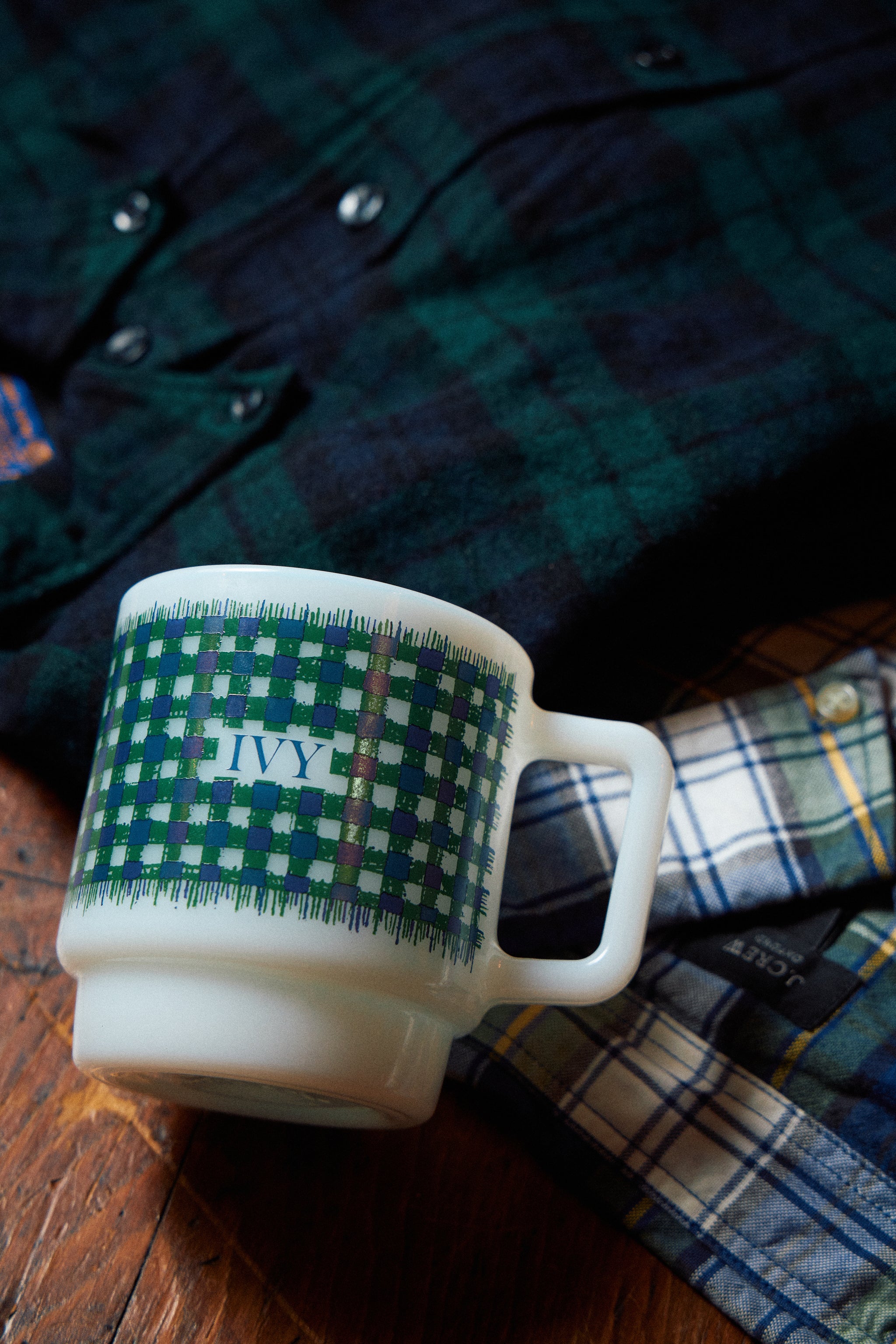 【Olde Milk-Glass × 2nd】スタッキングマグ「IVY&PREPPY」 – CLUB 2nd