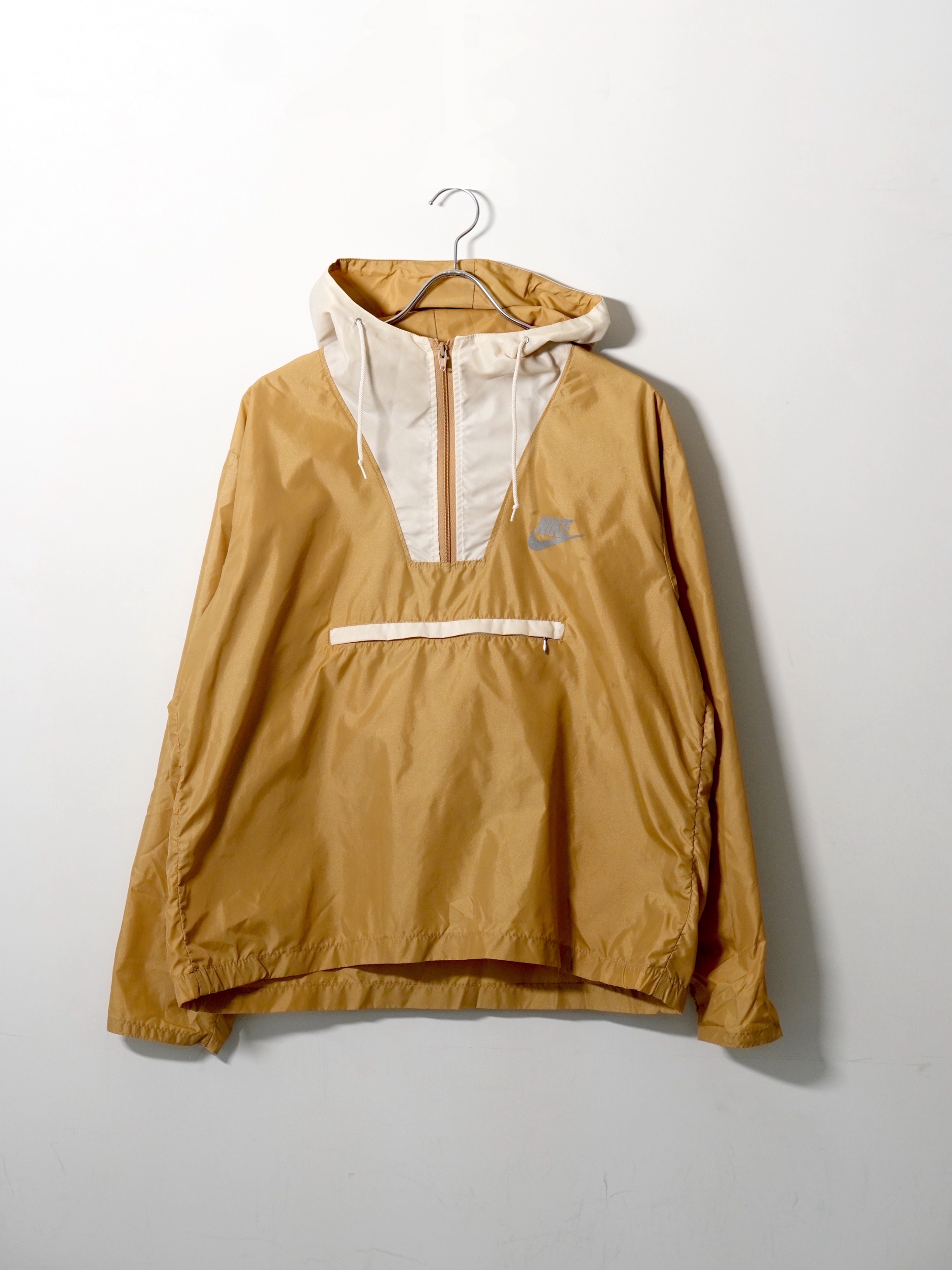 【値下げ】ナイキ NIKE 70s usa製　アノラックパーカー　希少 70s vintageアノラックパーカー リバーシブル usa製 短丈 古着 楽天