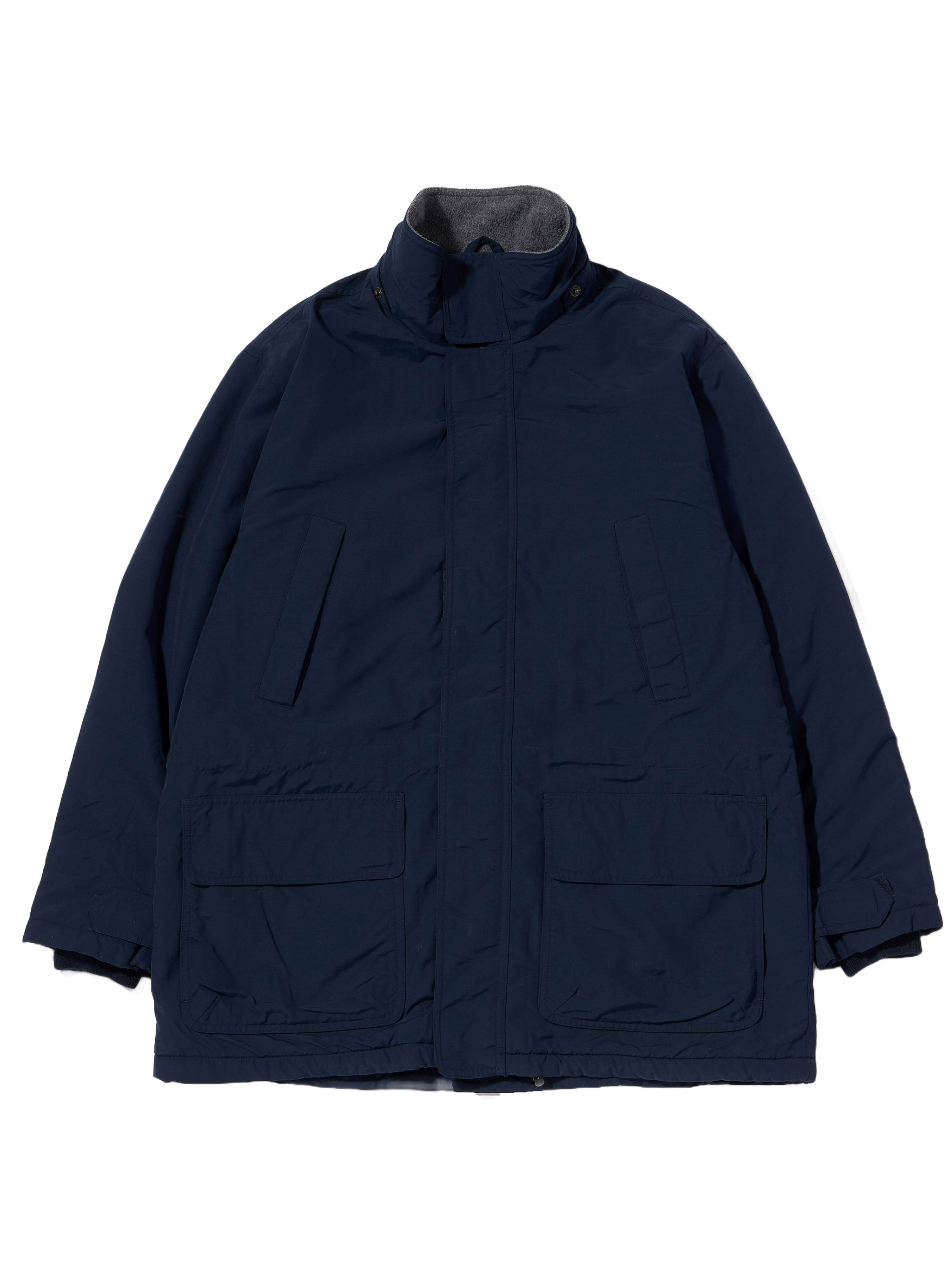 90s Timberland スウィングトップ ナイロン 裏フリース ネイビー 90s Timberland スウィングトップ ナイロン 裏フリース ネイビー