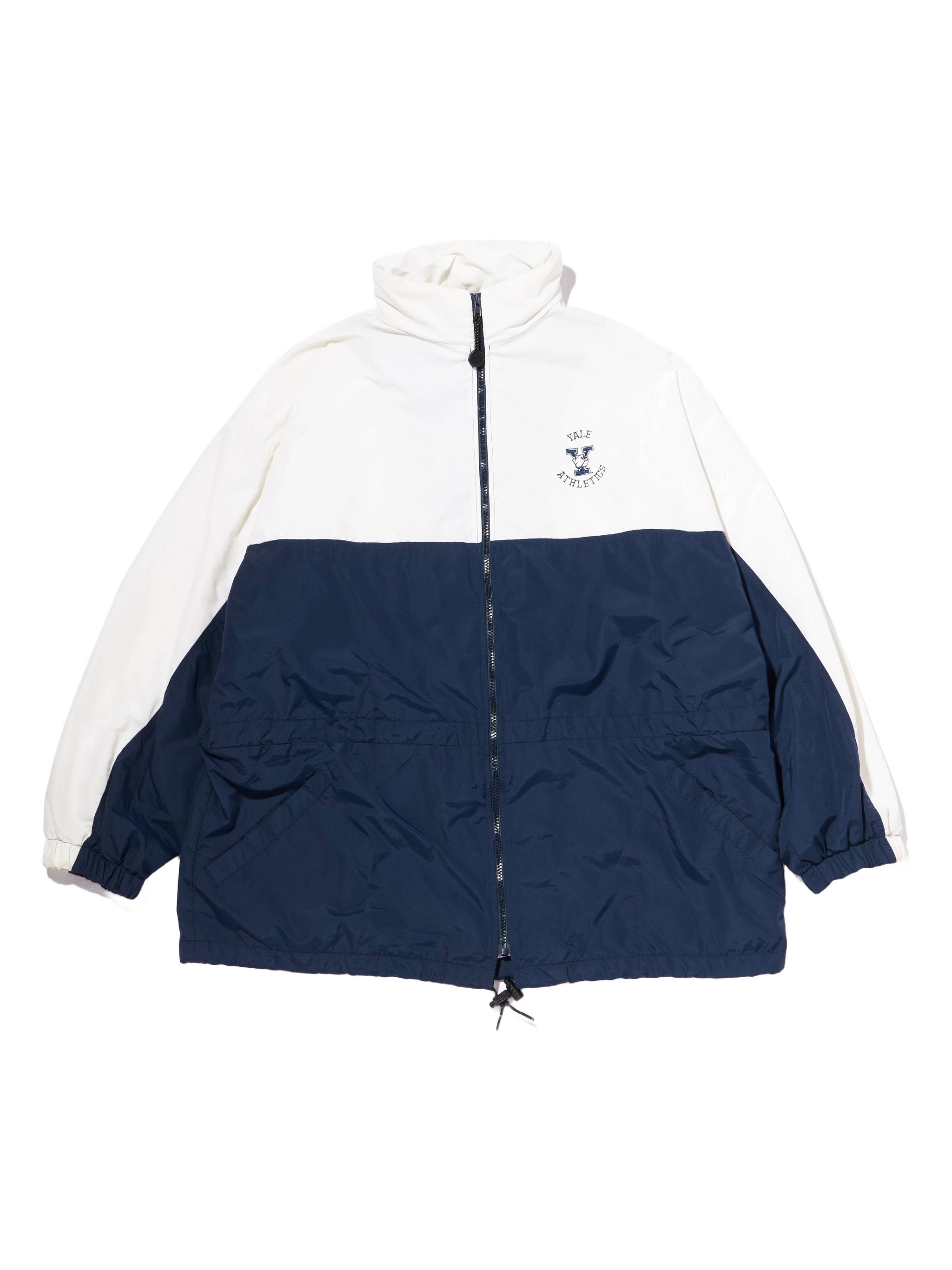 1980s ボートハウスのナイロンジップパーカ（YALE ATHLETICS