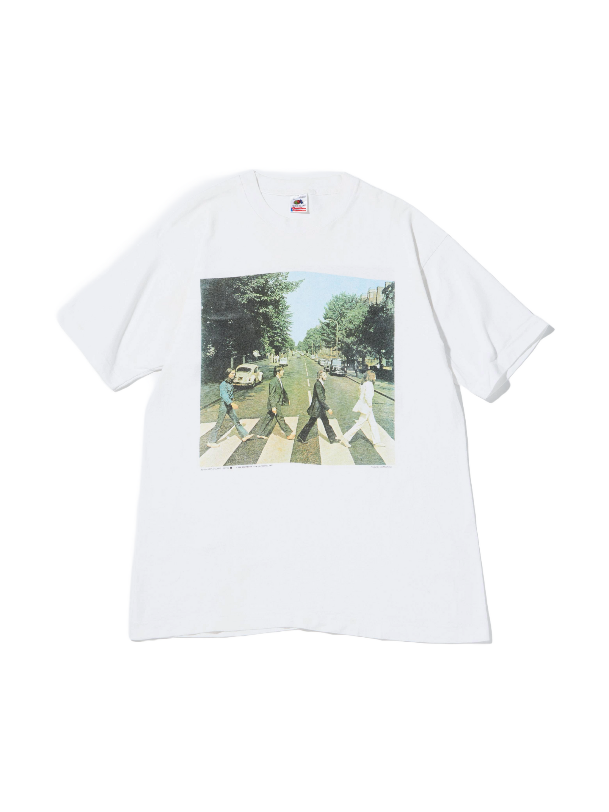 FRUIT OF THE LOOM Tシャツ Beatles 1990s フルーツオブザルームのプリントTシャツ(THE BEATLES