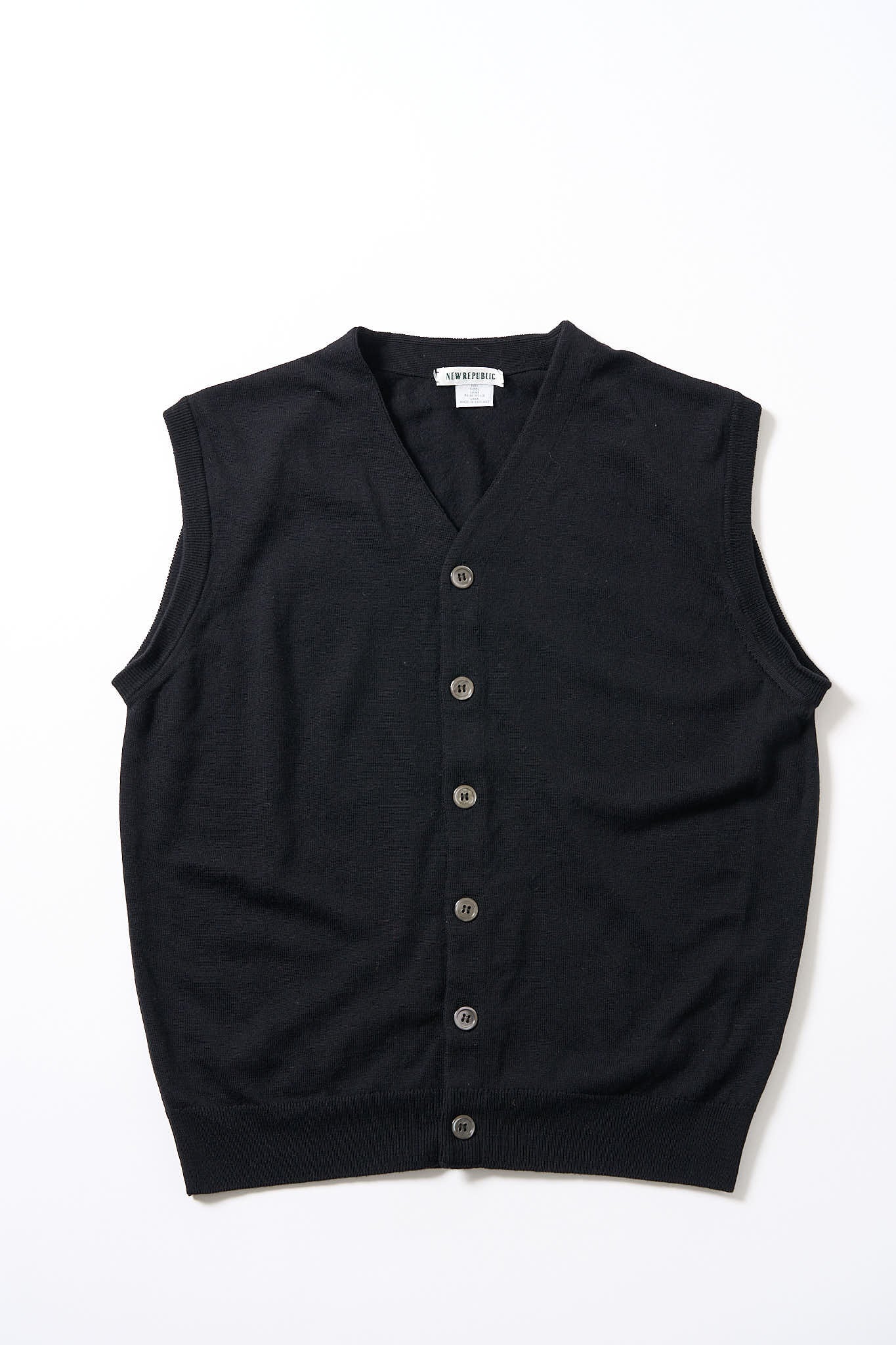 New Republic x JOHN SMEDLEY 90's ニットベスト【5営業日以内出荷