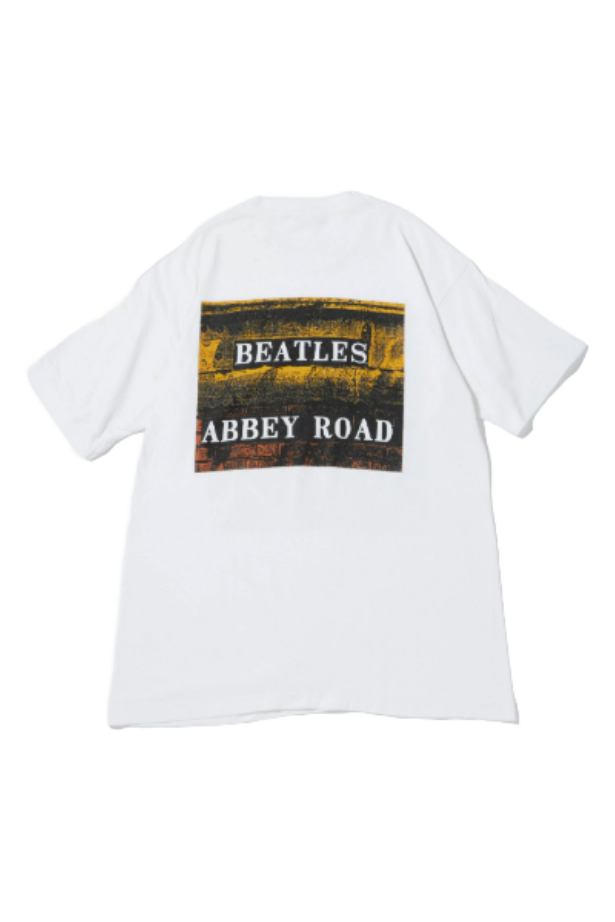 1990s フルーツオブザルームのプリントTシャツ（THE BEATLES / ABBEYROAD）[ホワイト] – CLUB 2nd