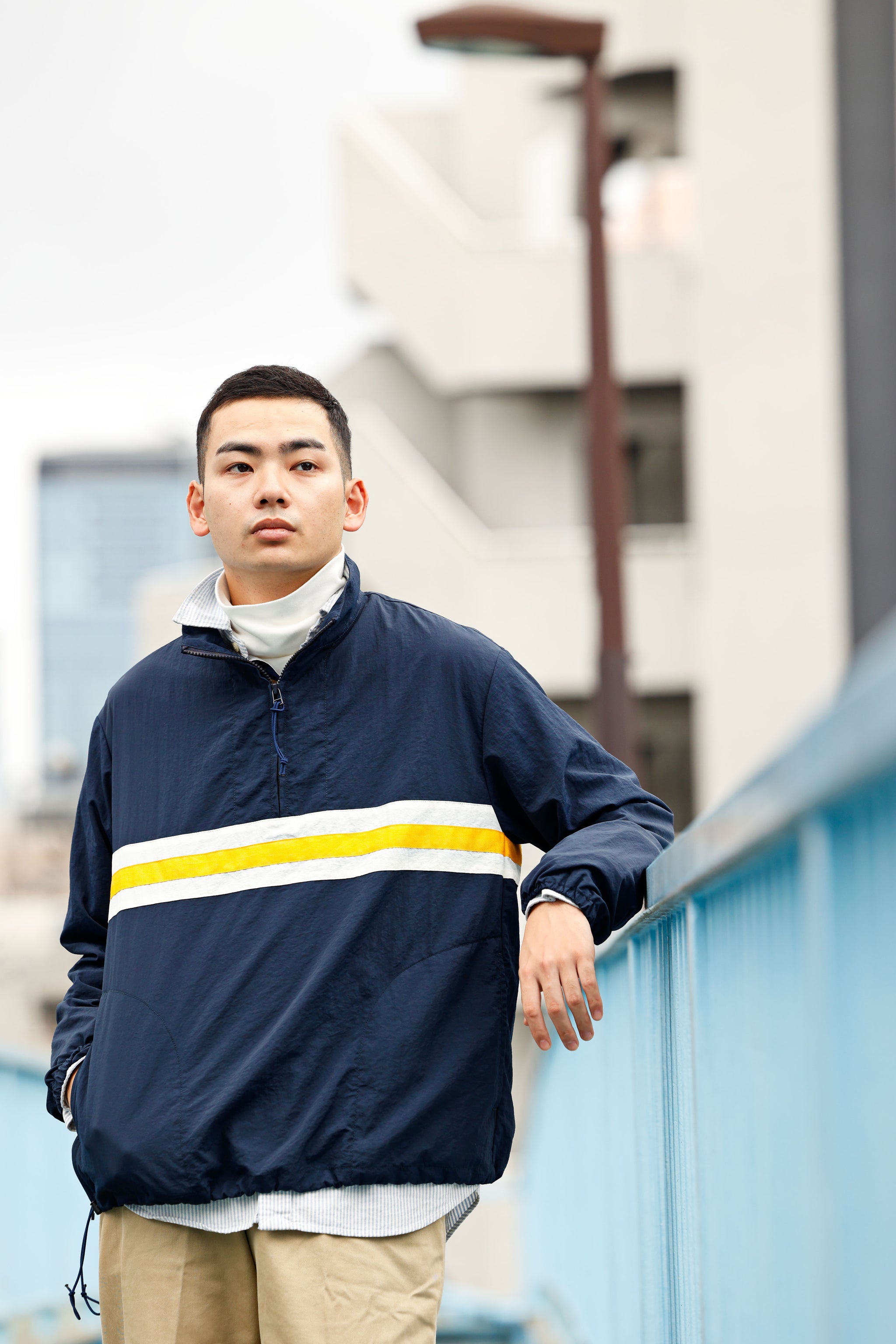 dc white ナイロンジャケット D.C. WHITE ナイロンジャケット TRAINING TOP