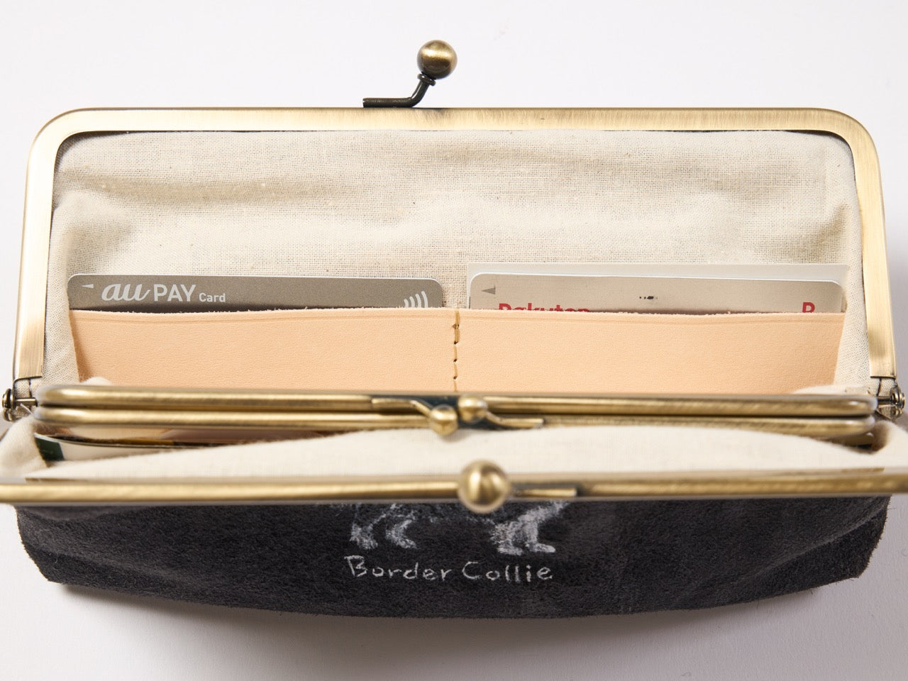 BrownBrown×2nd】ハンドペイントがまぐちウォレット – CLUB 2nd