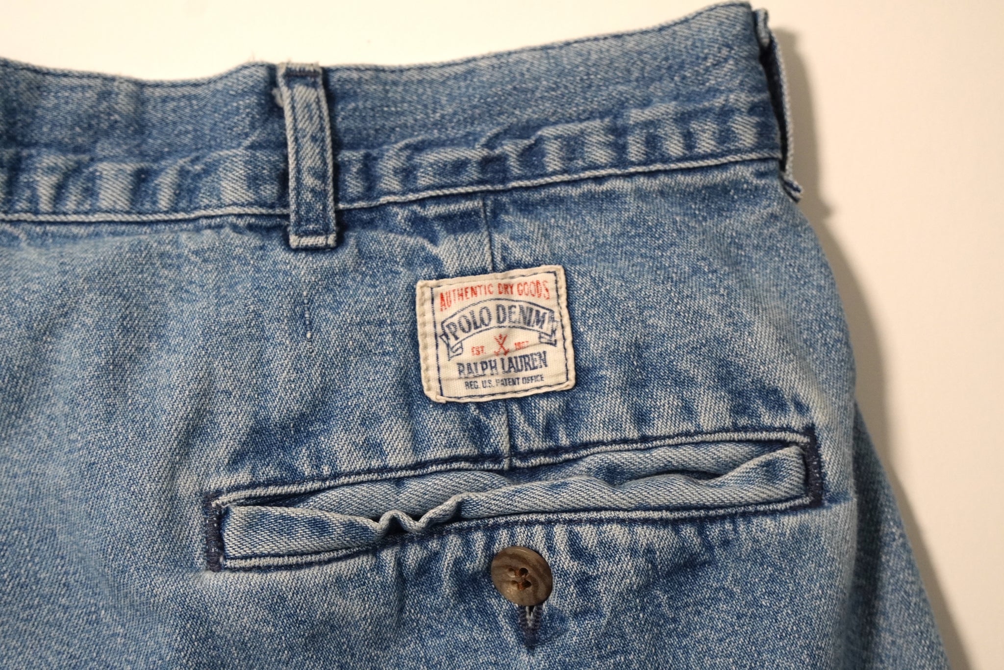 90's ポロ バイ ラルフローレンのデニムアンドリューショーツ[USA製