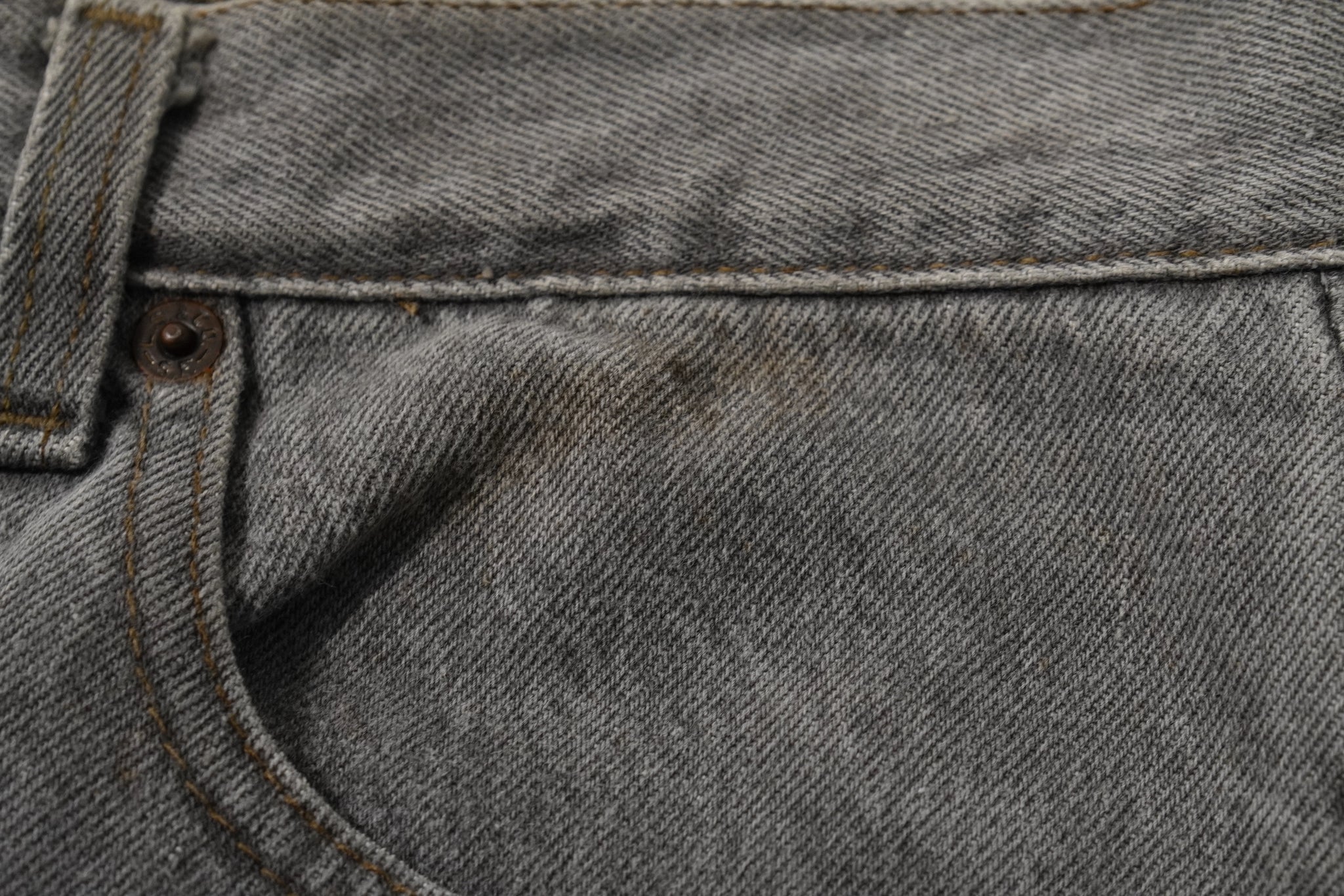 90s Levi'sの501[USA製]（グレー）W32／おすぎ村(2nd編集長)【5営業日