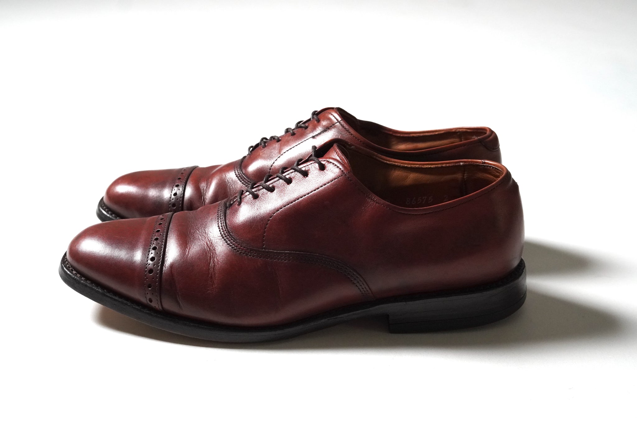 靴 Baron Allen Edmonds パンチドキャップトゥシューズ「Byron」 – CLUB 2nd