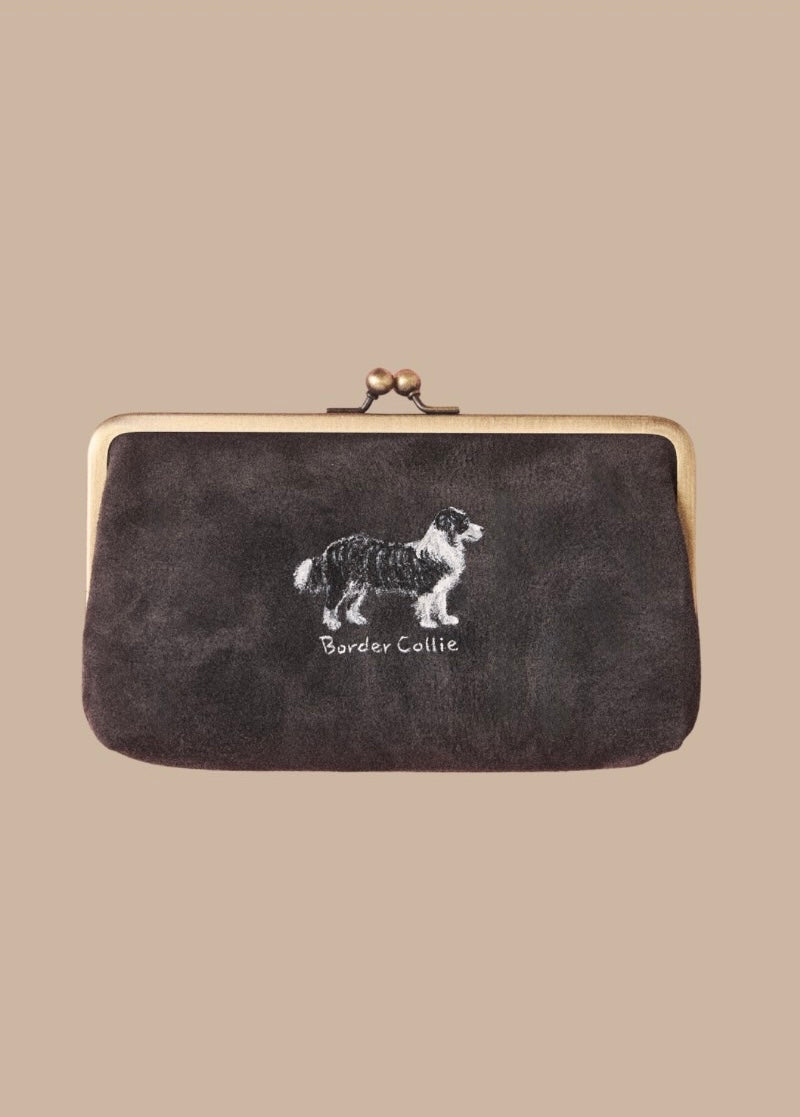 2nd がまぐちウォレットBrownBrown 未使用品 BrownBrown×2nd】ハンドペイントがまぐちウォレット【5営業日以内出荷