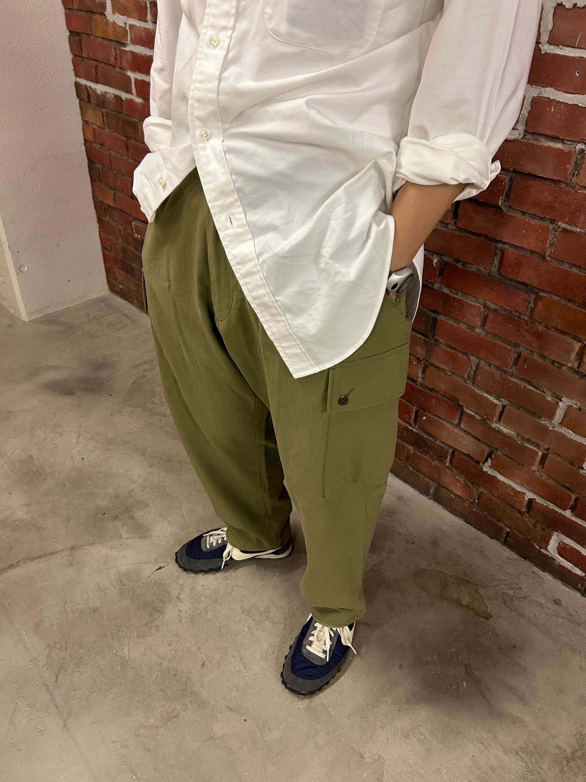 ARMY TWILL × 2nd】ワイドテーパード マウンテンカーゴトラウザーズ – CLUB 2nd