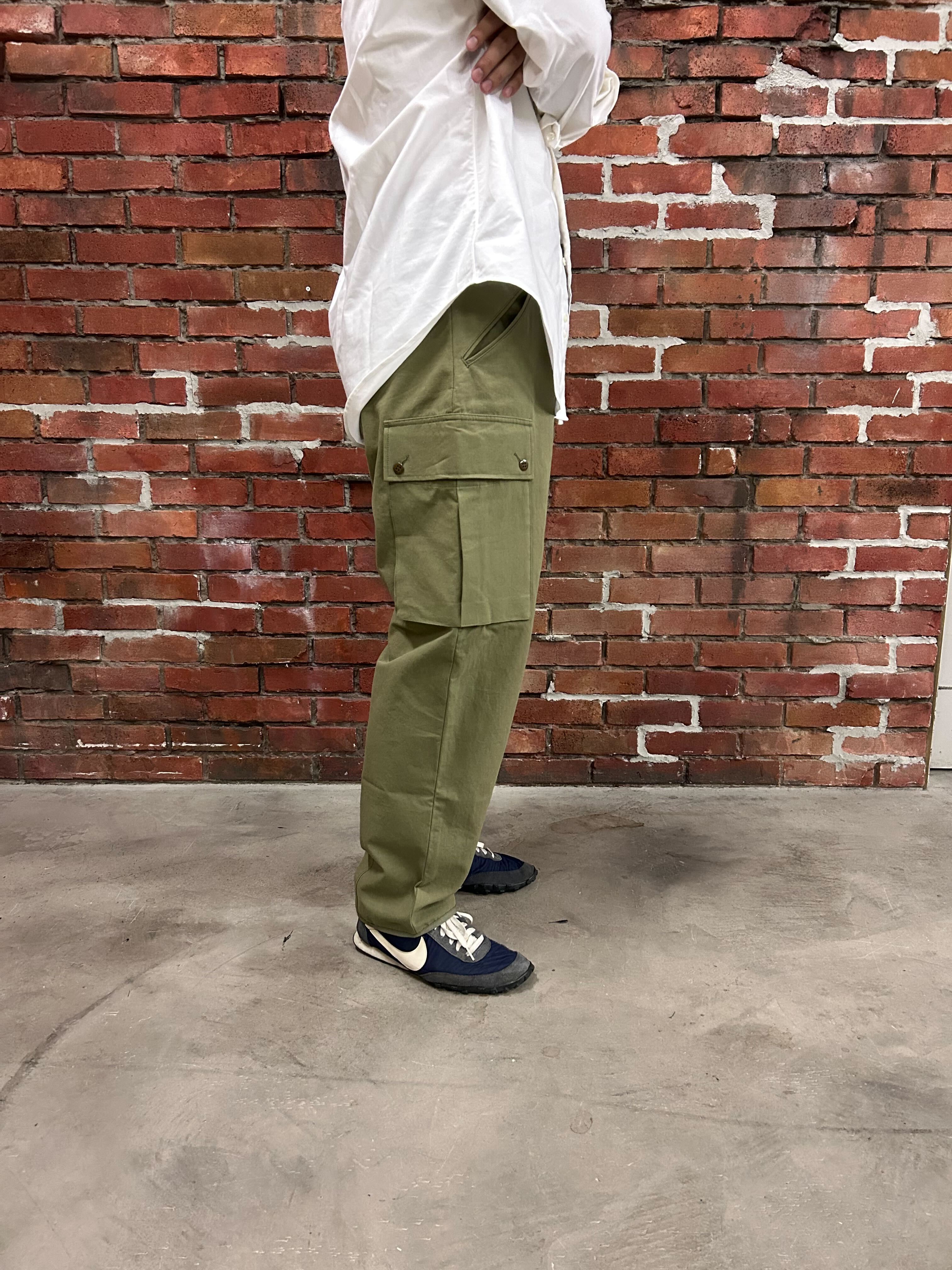 ARMY TWILL × 2nd】ワイドテーパード マウンテンカーゴトラウザーズ