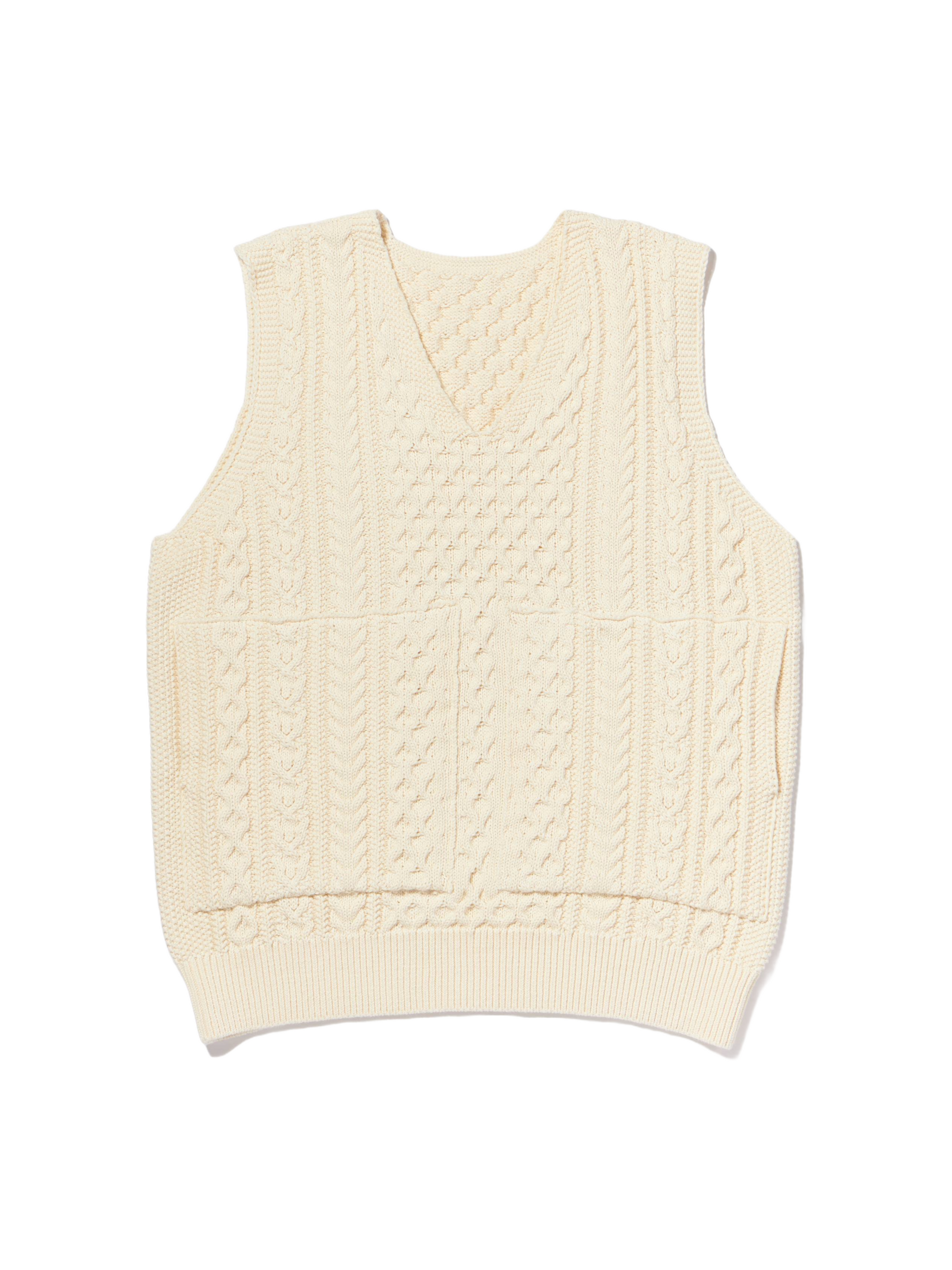 PlaX™ × 2nd】アランニットベスト manufactured by YONETOMI – CLUB 2nd PlaX™ × 2nd】アランニットベスト manufactured by YONETOMI – CLUB 2nd