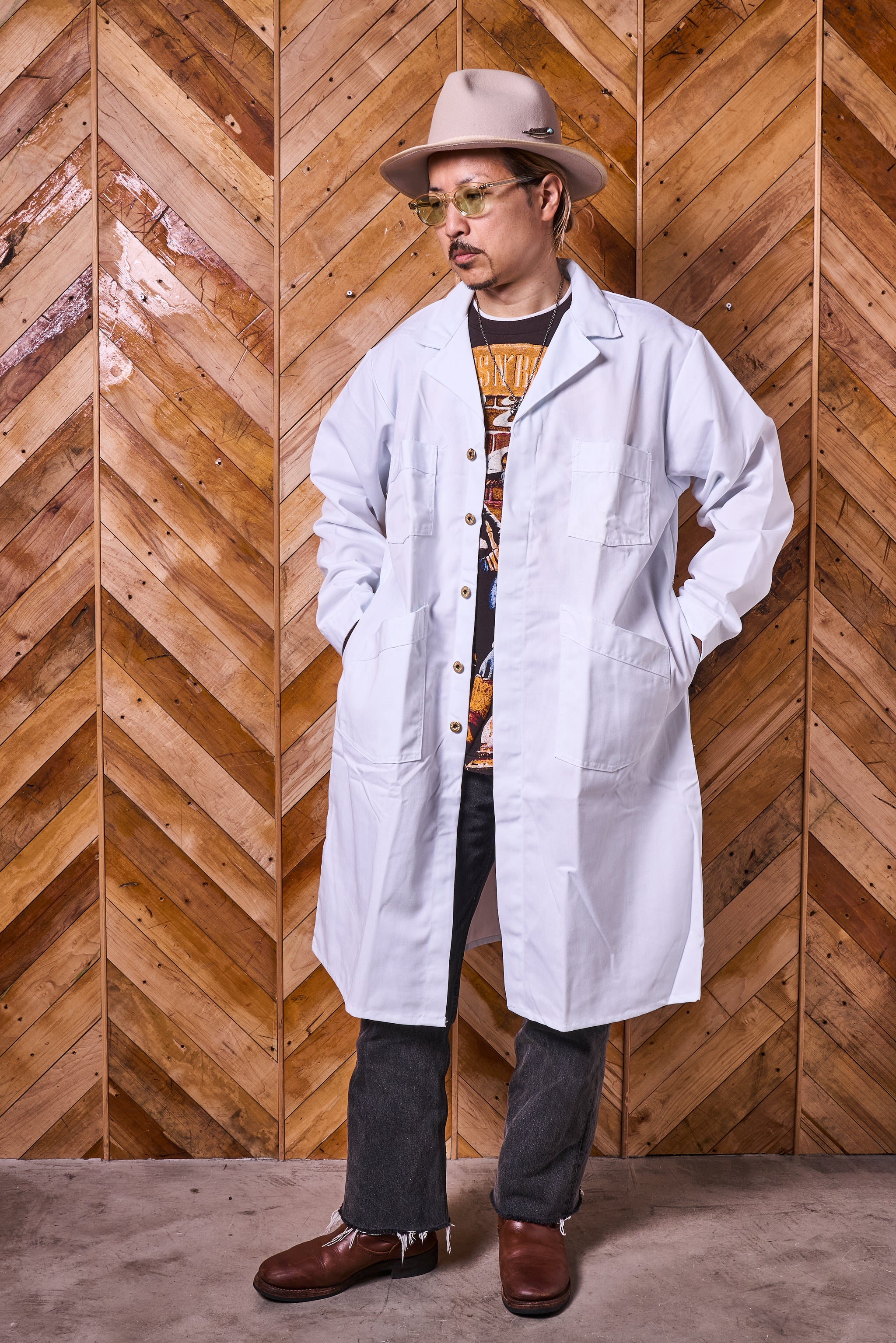 1990年代 UNIVERSAL OVERALL ショップコート デッドストック