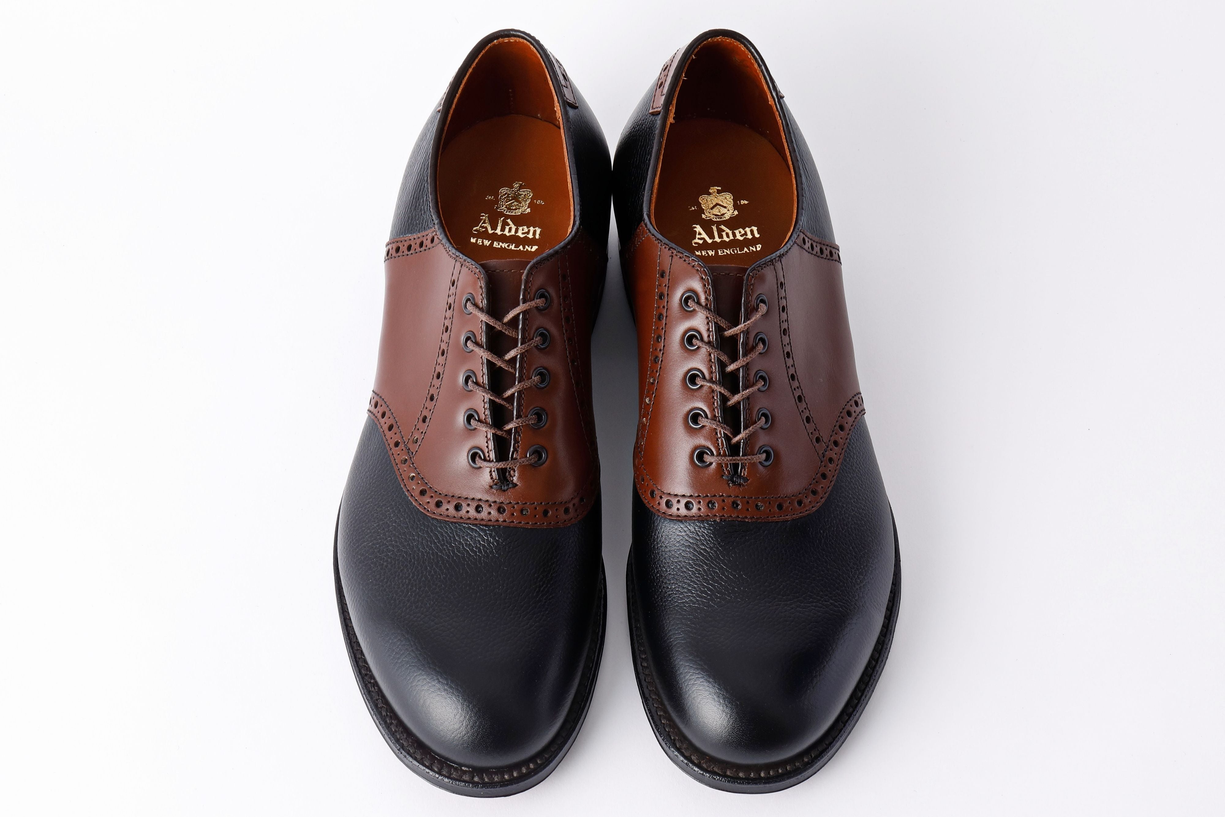 Alden x 2nd サドルシューズ 【ブラック（N9304）】｜メンズ